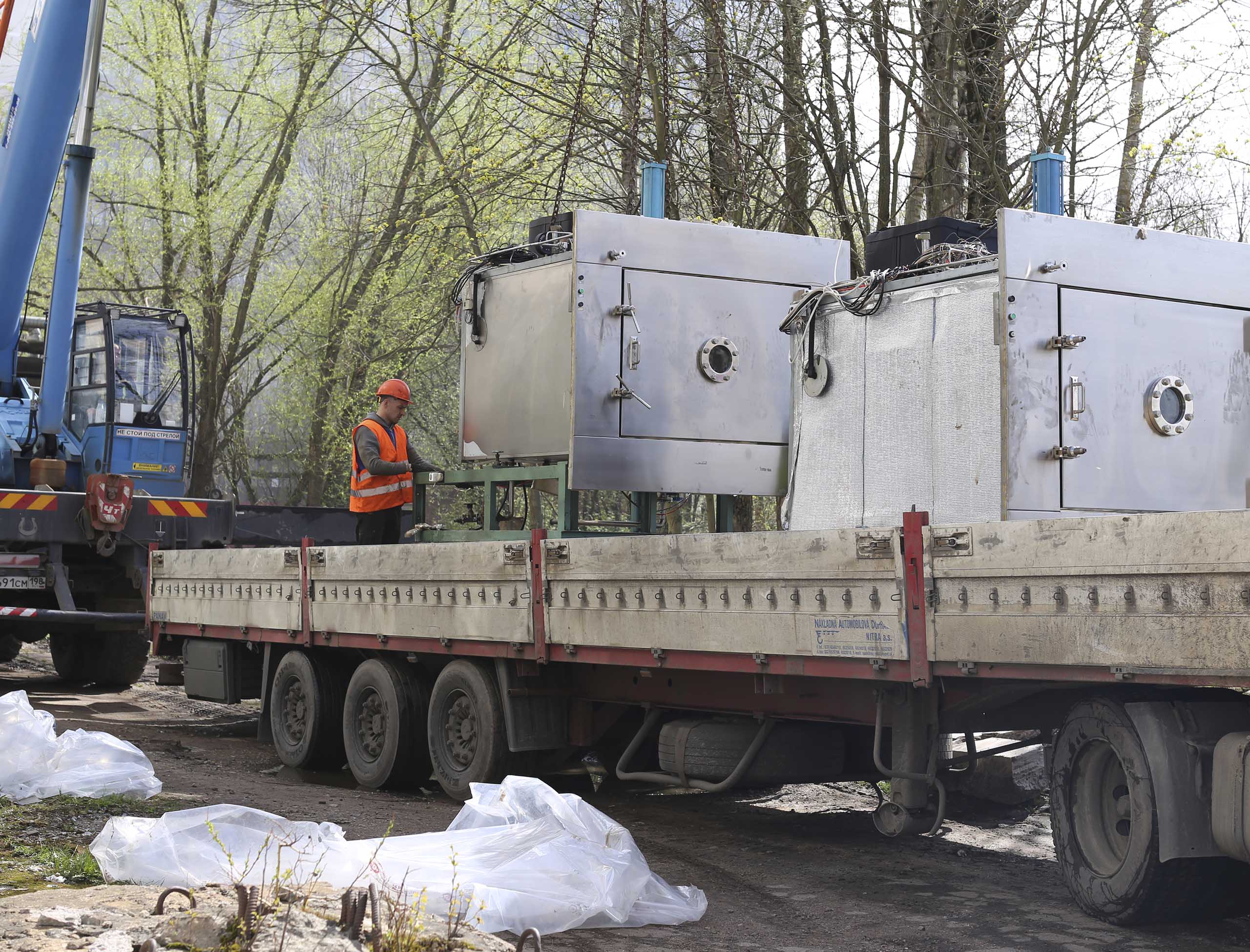 Фото Перевозка двух сублиматоров с демонтажем и установкой на новом предприятии #56