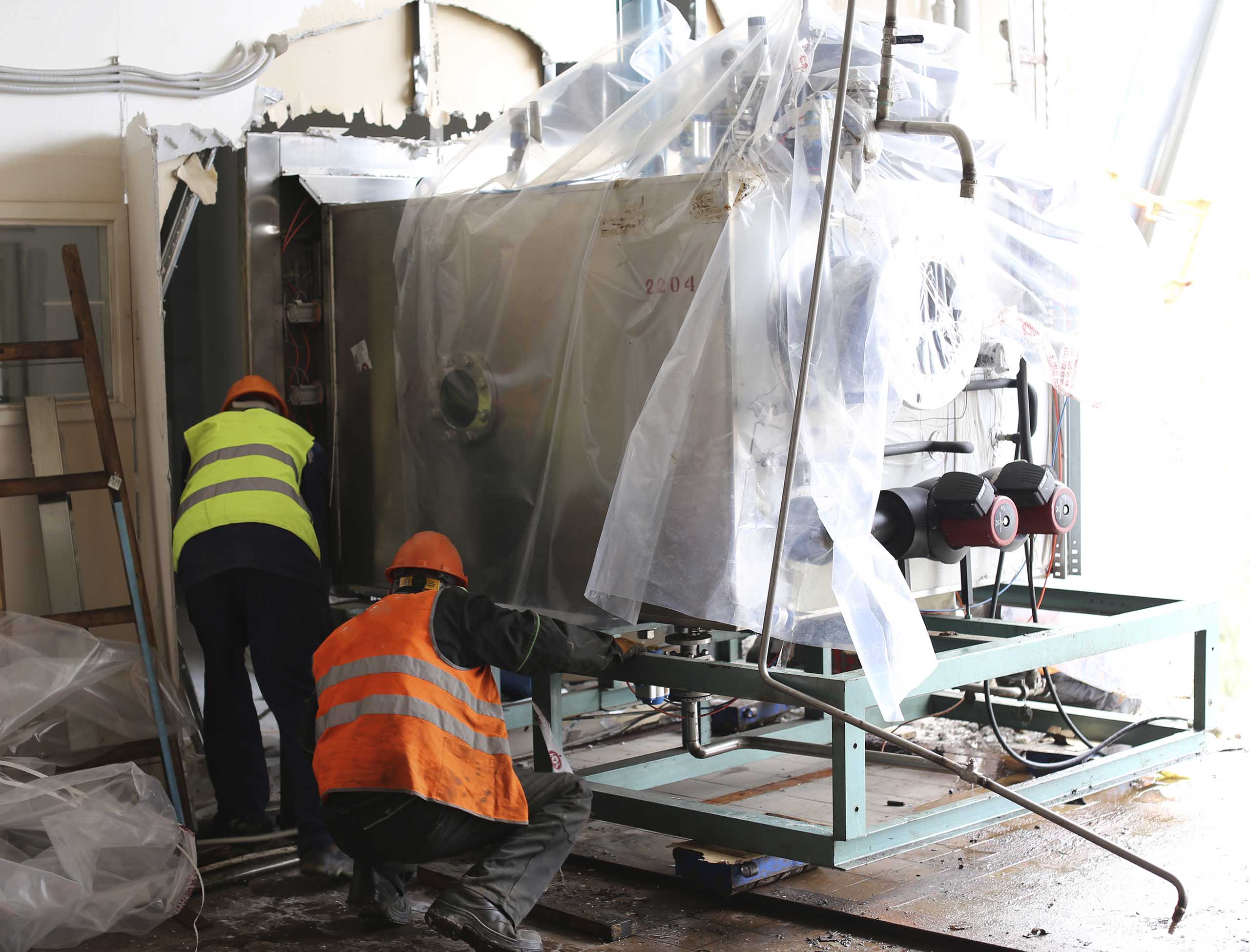 Фото Перевозка двух сублиматоров с демонтажем и установкой на новом предприятии #71