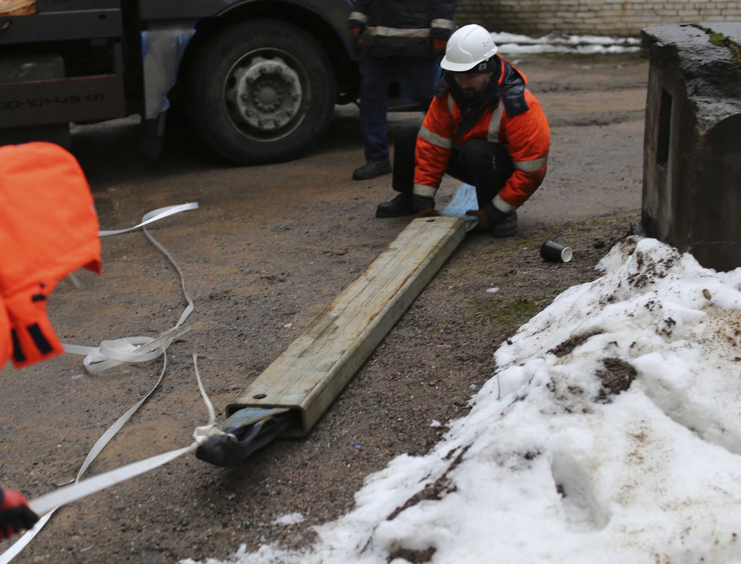 Фото Доставка и разгрузка нового фрезерного станка в цех #2