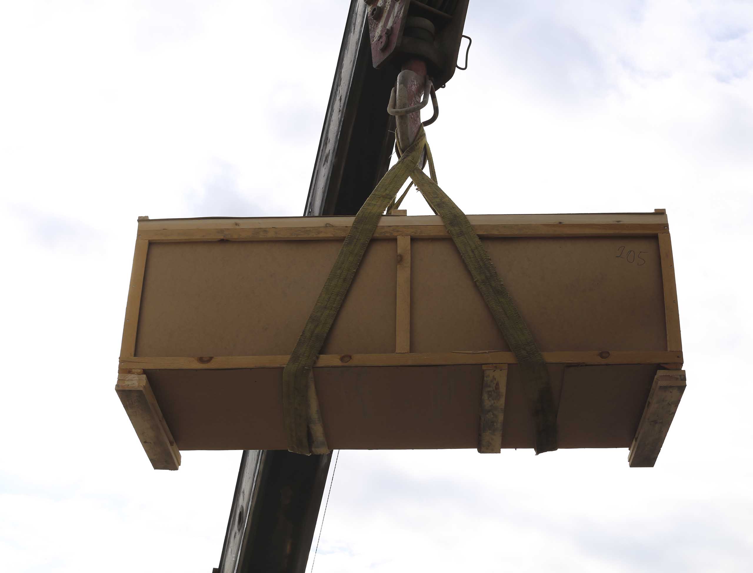 Фото Бригада стропальщиков успешно разгрузила сборные грузы в Пушкине #12