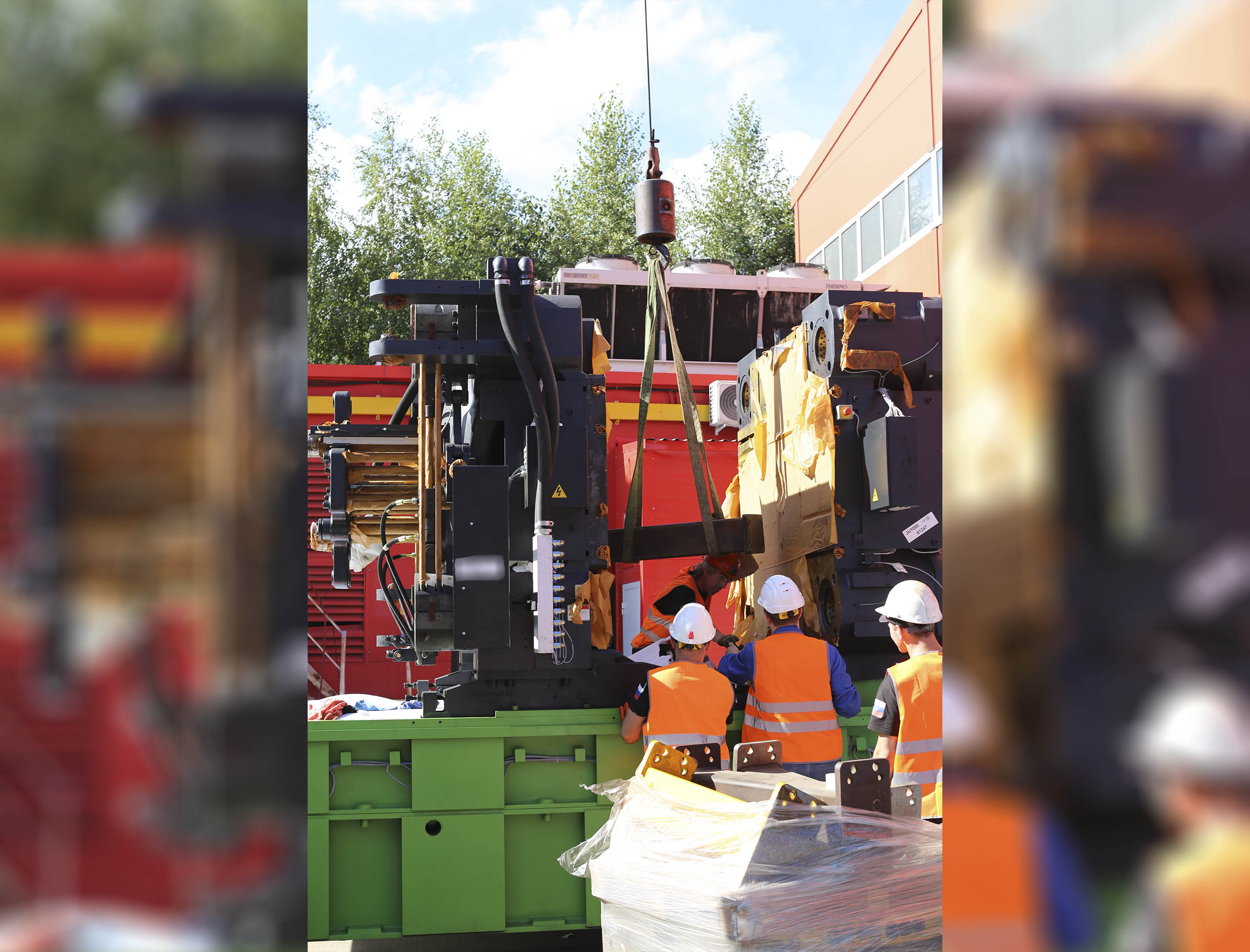 Фото Разгрузка контейнера с новым станком со сборкой и монтажом #27