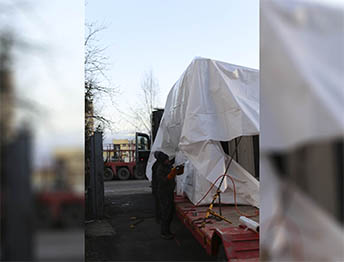 Фото Упаковка тяжелого станка с погрузкой трал и перевозкой в другой город #123