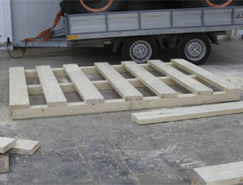 Фото Упаковка оборудования в термоусадочную пленку и изготовление жесткой глухой обрешетки #2