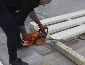 Фото Упаковка оборудования в термоусадочную пленку и изготовление жесткой глухой обрешетки #23