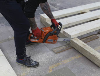 Фото Упаковка оборудования в термоусадочную пленку и изготовление жесткой глухой обрешетки #24