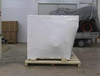 Фото Упаковка оборудования в термоусадочную пленку и изготовление жесткой глухой обрешетки #123