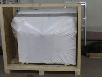 Фото Упаковка оборудования в термоусадочную пленку и изготовление жесткой глухой обрешетки #126